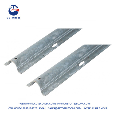 ISO9001 Cable de cubierta protectora de conducto de acero semicircular electro-galvanizado