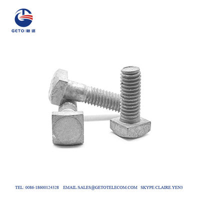El MB 11.5KN del cuadrado galvanizó los pernos y las nueces