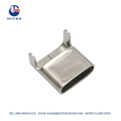 SS201 6.4m m 0.38m m los 50M Stainless Steel Clip