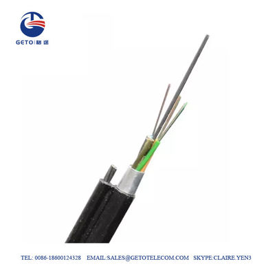 Cable de fribra óptica al aire libre del cable de fibra óptica de la base de GYTC8A 4