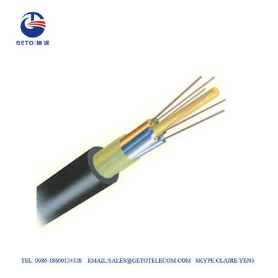 Sola base OM3 de GYFTY 4000 metros de cable azul de la fibra