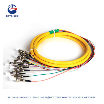 Coletas de la fibra del solo modo de la distribución 1310nm 1550nm de la base FC del SM 12