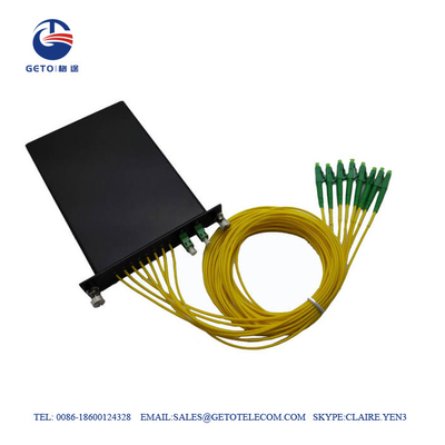 Divisor estándar 0.9m m del PLC del casete 2×8 de LGX para el cable de fribra óptica