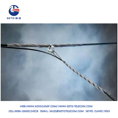 Redes preformadas helicoidales de Armor Rod Spiral Suspension Clamp FTTH del palmo corto