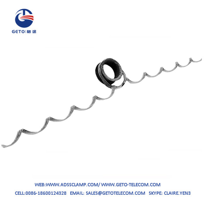 Redes preformadas helicoidales de Armor Rod Spiral Suspension Clamp FTTH del palmo corto