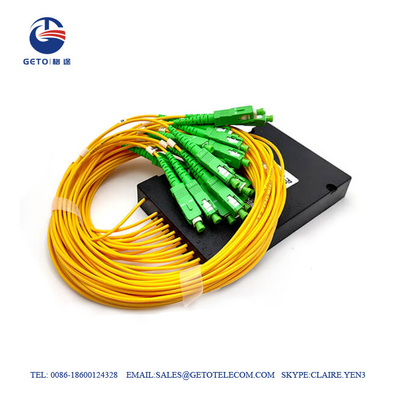 Divisor de fibra óptica 1*16 para gabinetes SC-APC Plc