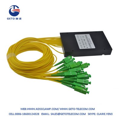Divisor de fibra óptica 1*16 para gabinetes SC-APC Plc