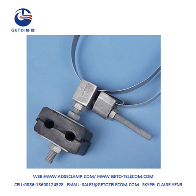 Abrazadera de plomo de plumón de plata resistente al envejecimiento, tamaño de cable de 10-14/13-17 mm