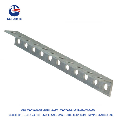 H.D.G. Brazo cruzado de poste con 11 agujeros FTTH exterior 436x40x40mm Galvanizado