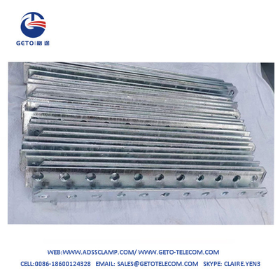 11 agujeros de brazo cruzado para el exterior de palo de acero galvanizado ISO9001
