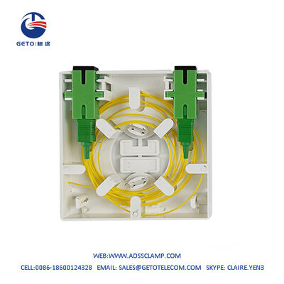 Cuarto plato frontal del cable de fibra, tipo Odp-02 86