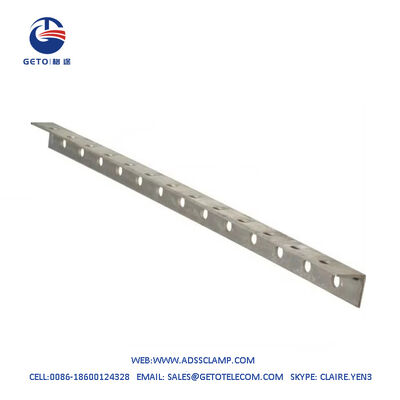 H.D.G. Brazo cruzado de poste con 11 agujeros FTTH exterior 436x40x40mm Galvanizado