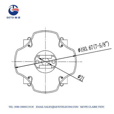 ISO9001 DLW ABE Bust Anchor de extensión estándar