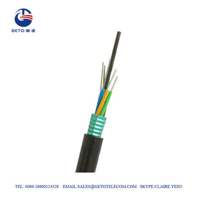 Cable de fribra óptica subterráneo del cable de la espina dorsal del solo modo de GYTS G652