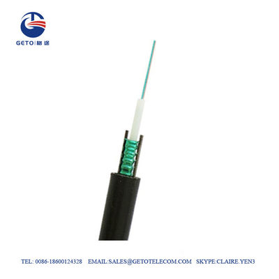 Cable óptico de la fibra de la base al aire libre del solo modo 4 de GYXTW