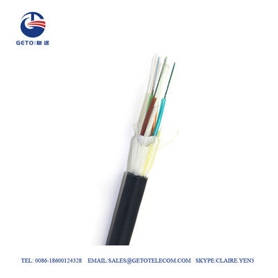 Cable de fribra óptica metálico del alambre G657A 12 del SM ADSS