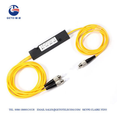 Tipo PLC de la coleta del divisor 1x2 de la fibra óptica de FTTH FC UPC