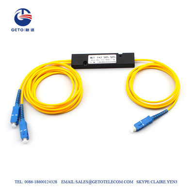 1 tipo divisor del casete del PLC de 16 coletas del cable de la fibra óptica